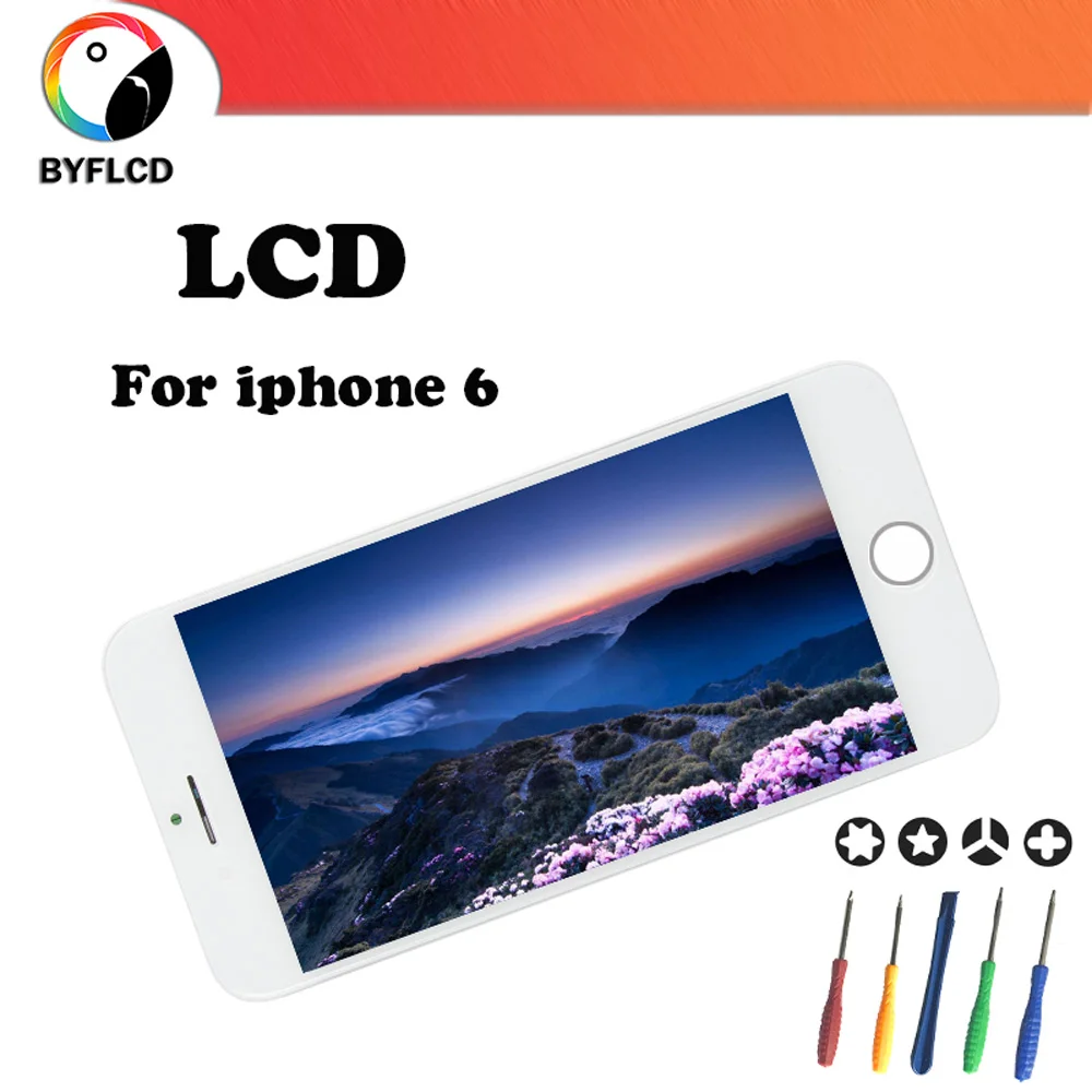 

New Arrival LCD For iPhone 6 Grade AAA With 3D Force Touch Screen Digitizer Assembly For iPhone 6 Display No Dead Pixel Replace