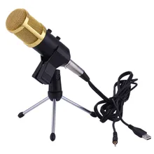USB Microphone Wired Reverberation Microphone for Computer Network sing/Recording/Video Conference/Games microfone condensador
