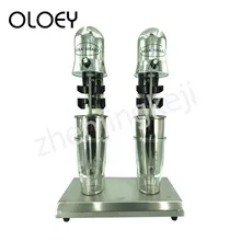 Double Stirring Milkshake Machine Mixer Milk Tea Semiautomatic 2 Files Adjustable Removable Food Grade Stainless Steel Drink best price stainless steel milkshake mixer blender automatic milk shake making machine zf