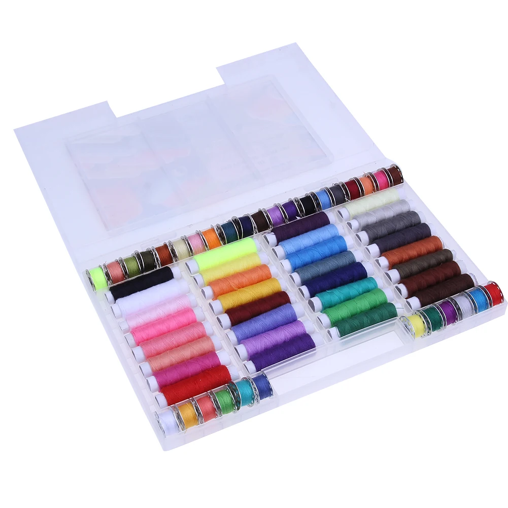 DIY Sewing Tools Kits 32 Colors Embroidery Thread Sewing Travel Set