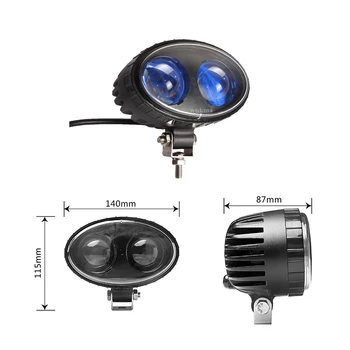 

Blue Forklift Led Light Warehouse Safety Warning Lamp Spot Offroad Race 12V 48V