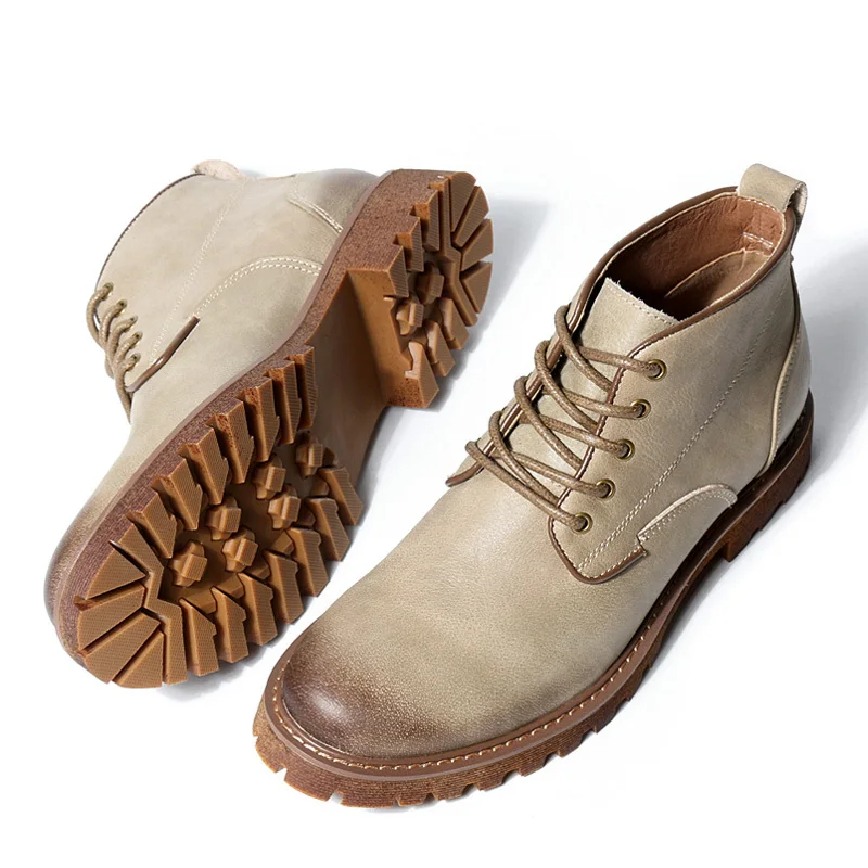Ботинки мужские из натуральной кожи на шнуровке в британском стиле|boots boots|boots