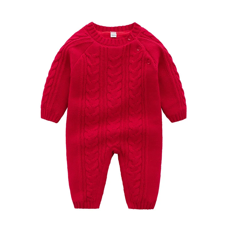 Infant Baby Rompers Winter Warm Newborn Long Sleeve Jumpsuits Outfits Solid Color Knitted Infant Girls Overalls Kids Boy Costume Infant Baby Rompers Winter Warm Newborn Long Sleeve Jumpsuits Outfits Solid Color Knitted Infant Girls Overalls Kids Boy Costume