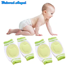 Детские Новорожденные малыши Дети Хлопок мультфильм противоскользящие локоть подушки Ползания наколенники безопасности детей наколенники ремни безопасности