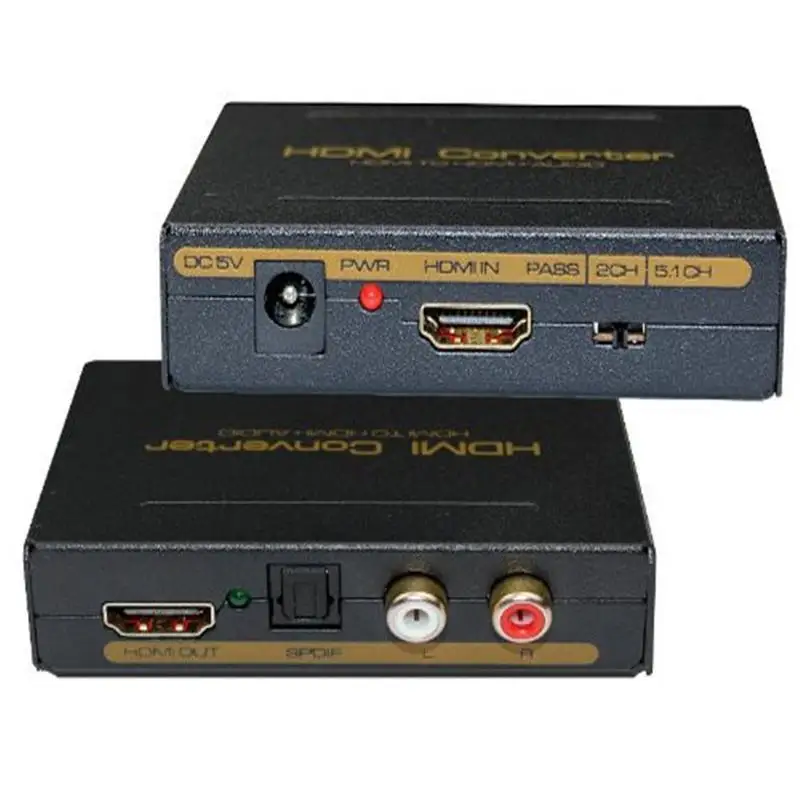 HDMI к HDMI+ SPDIF+ RCA L/R аудио экстрактор конвертер звук аудио