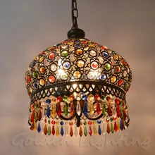 Modren Bohemia винтажный Модный светодиодный светильник K9 Cystal, подвесной светильник, бронзовый декоративный светильник, светильник s, роскошные люстры, светильник