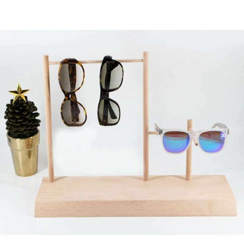 New Fashion Solid Wood Glass Display Stand Sunglass Display Holderin