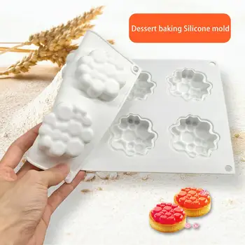 

One Set 1PCS 8 Bubble Tower Cake 8 Round Tower Circle Bubble Cake Mousse Circle Cake Silicone Mold Round Tower Circle Dessert M