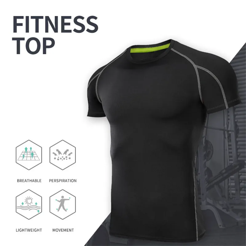 15 Colors Running T-shirt New Pro Fitness Wear Summer Men Quick Dry Cycling Top Gym Shirt Bike Jersey Running Clothing