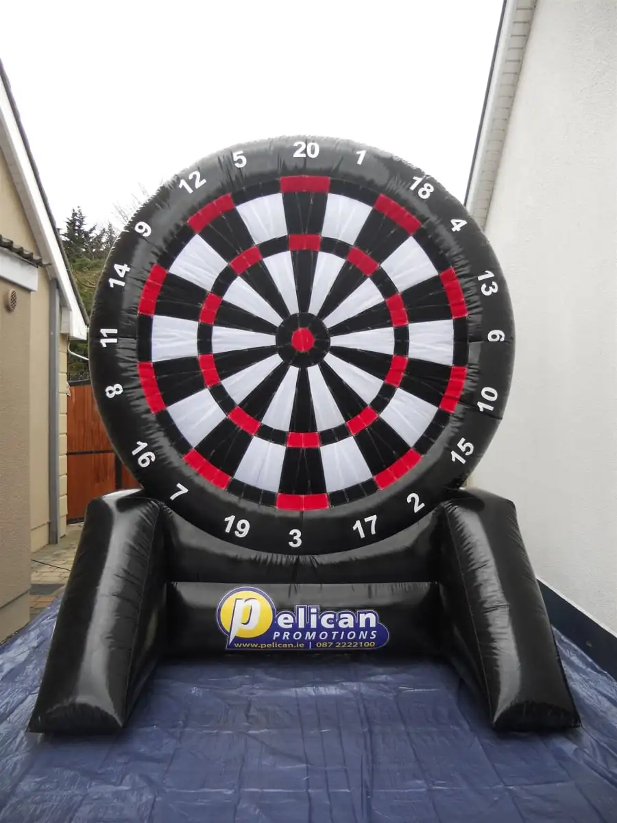 

HI Bouncia New Design 2 Sides Inflatable Foot Darts for Sale, Air Sealed Inflatable Dart Game with factory price