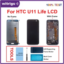 Для htc U11 Life ЖК-дисплей кодирующий преобразователь сенсорного экрана в сборе запасные части WITRIGS