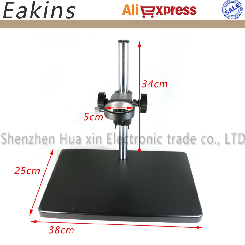  Big Size Adjustable table Stand Holder +Multi-axis Adjustable Metal Arm for Lab Industry Microscope