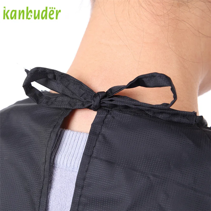 New Brand Capes Kanbuder 1PC Black Cutting Hair Waterproof Cloth Salon Barber Gown Cape Hairdressing Hairdresser Pretty