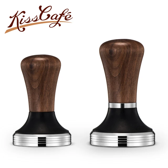 Cheap 57MM 304 Stainless Steel Base Wooden Handle Tamper Adjustable Coffee Powder Hammer Customizd Coffee Accessories CIQ Cheap 57MM 304 Stainless Steel Base Wooden Handle Tamper Adjustable Coffee Powder Hammer Customizd Coffee Accessories CIQ