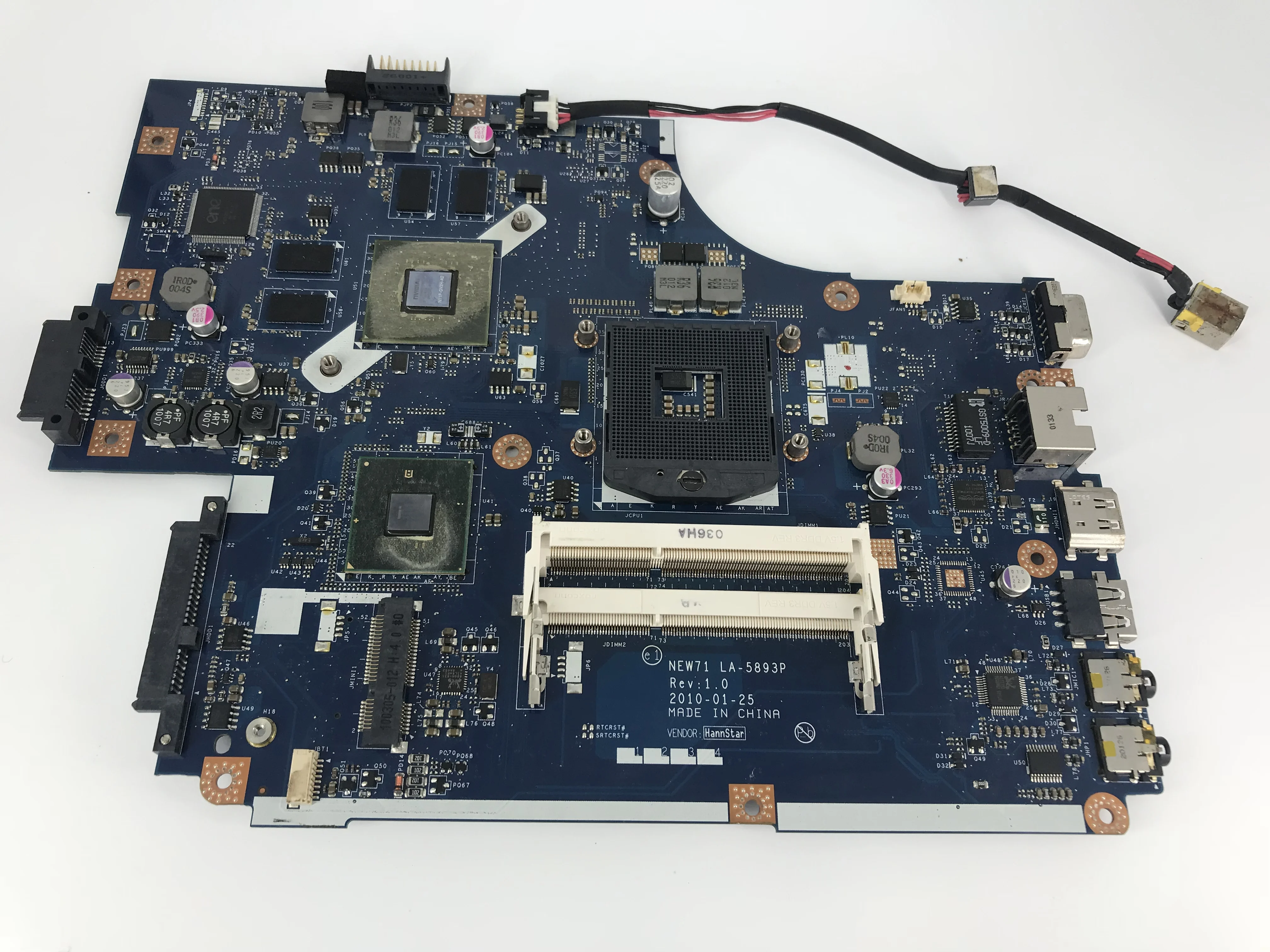

MBR5402001 NEW70 LA-5891P for ACER 5741 5741G Laptop Motherboard Mainboard with ATI video s988A HM55 WORKS