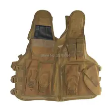 Тактический Камуфляжный БОЕВОЙ ОХОТНИЧИЙ сетчатый жилет мужской военный Регулируемый полевой Боевой страйкбол Камуфляжный жилет