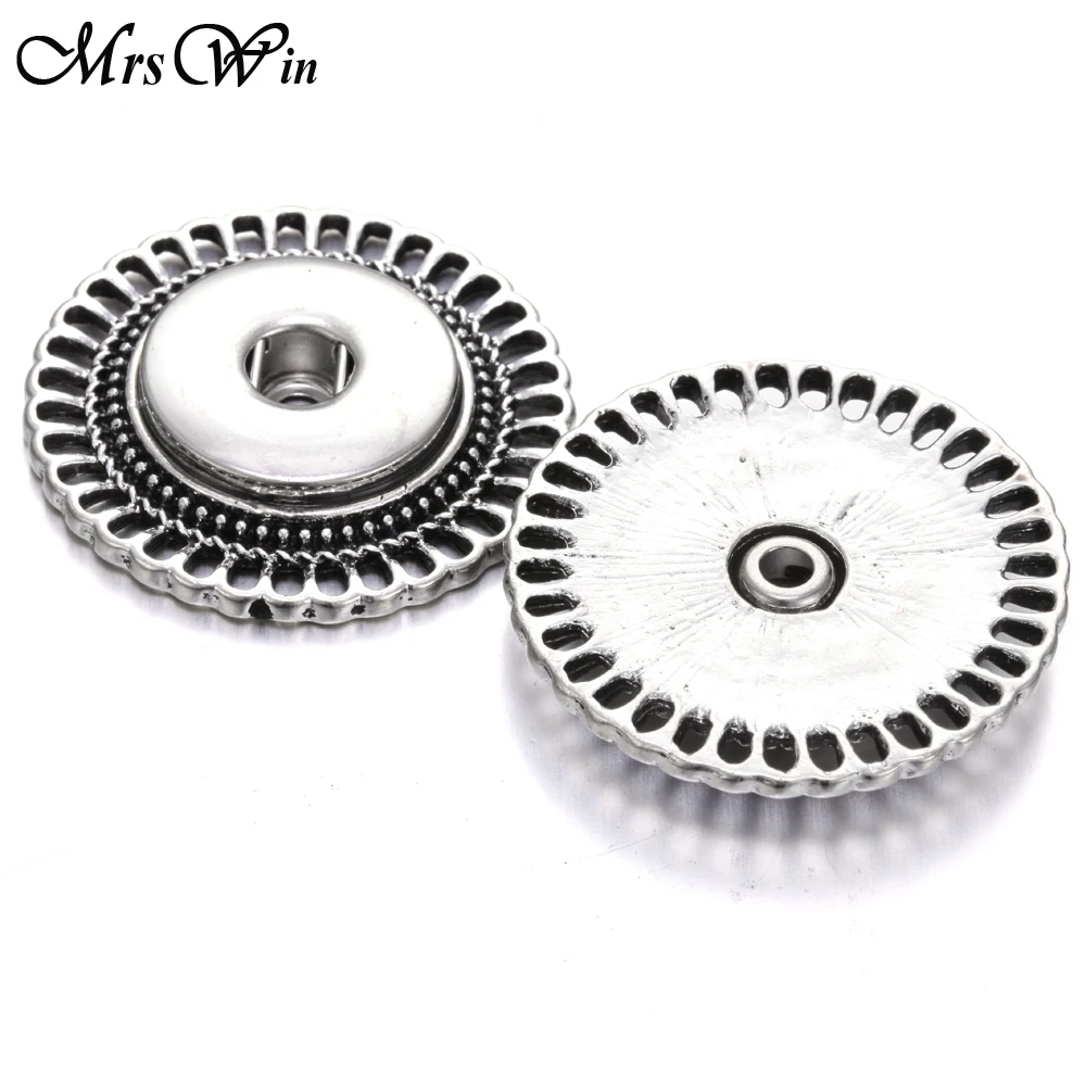 6pcst/lot New Snap Button Findings Fit 18mm Snaps Jewelry to make