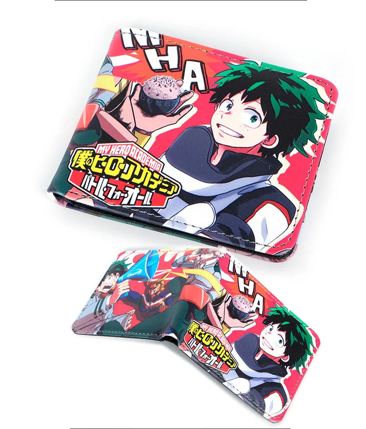 Аниме Boku no Hero Academy My Hero Academy кошелек Midoriya izku COS Длинные Короткие Кошельки Держатель для карт портмоне клатч кошелек