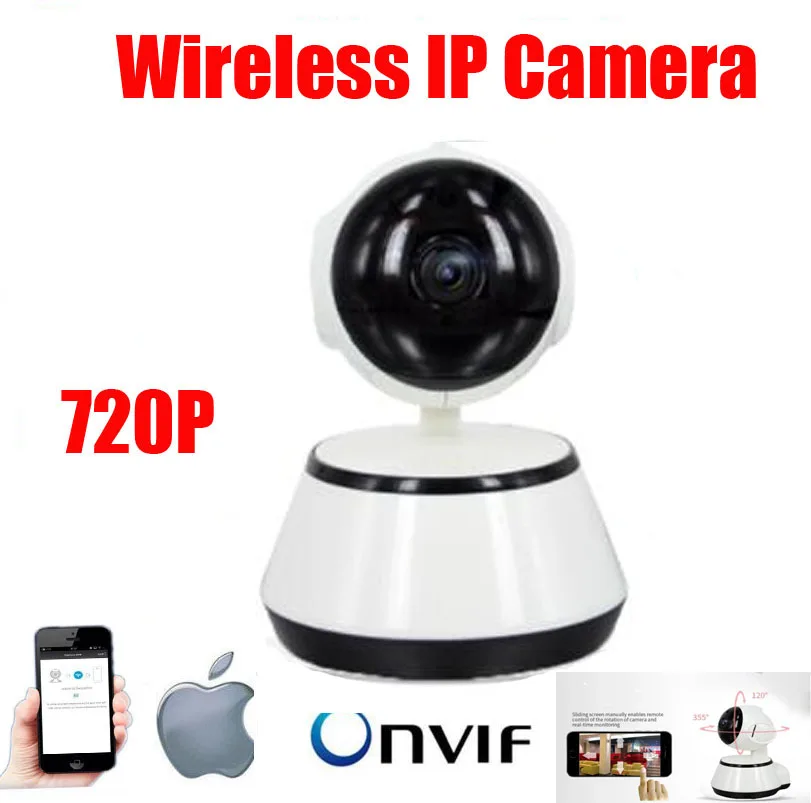 H.264 HD 720P IP камера Wifi Беспроводная P2P инфракрасная безопасности панорамирование