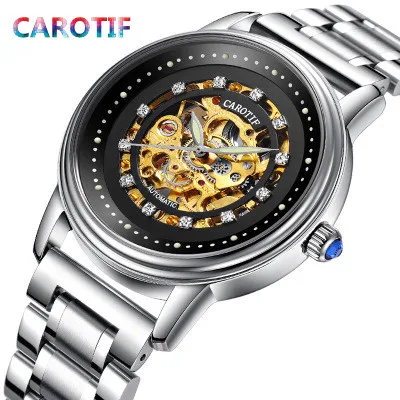 

Luxury Skeleton Men Watches Reloj Hombre Automatic Mechanical Watch Men Waterproof Dress Business Male Watch erkek kol saati