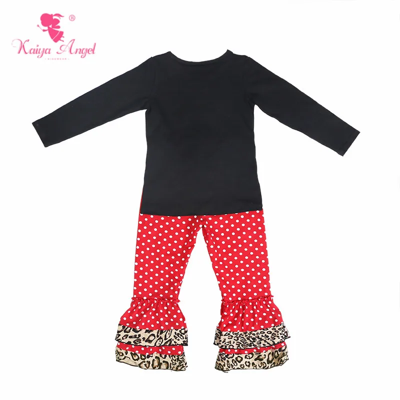 US $76.26 Kaiya Angel 2018 Christmas Christmas Clothing Set For Girls Children Toddler Kids Boutique Fall Winter Back To School Outfit