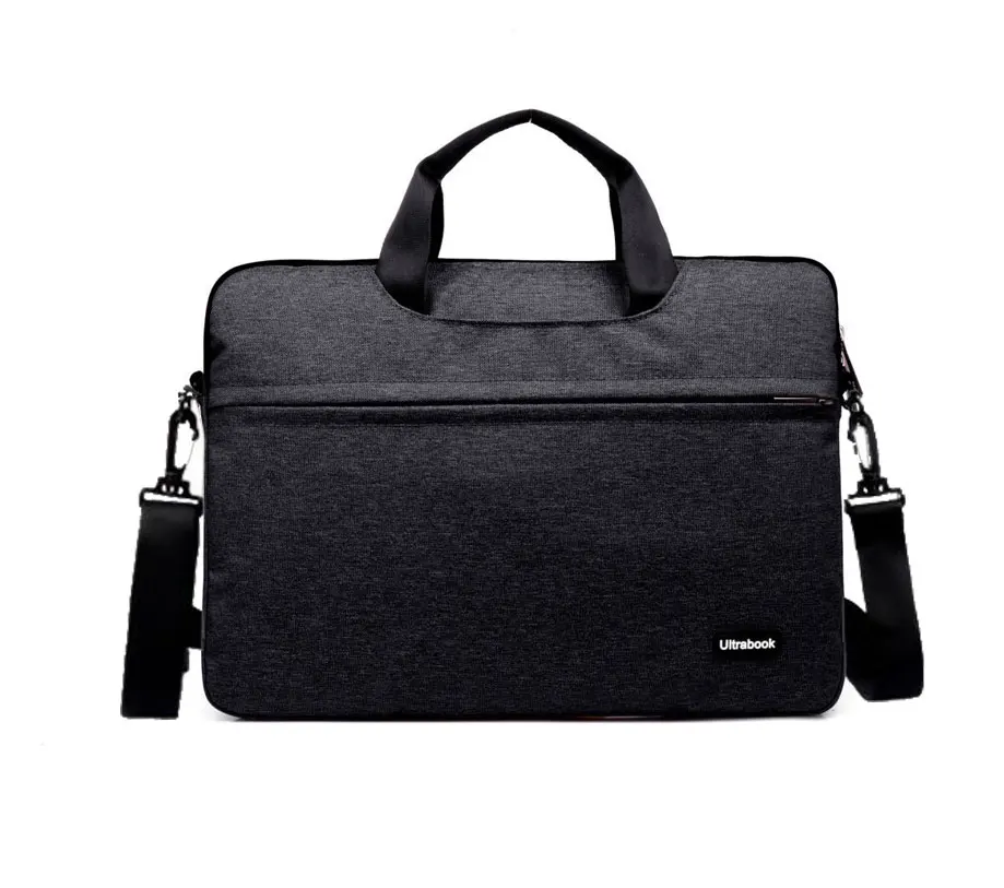 11,6 12 13,3 14 15,6 дюймов ноутбук сумка на плечо лайнер для Asus Acer Dell hp для Toshiba и Lenovo водонепроницаемый компьютерный портфель - Цвет: Black