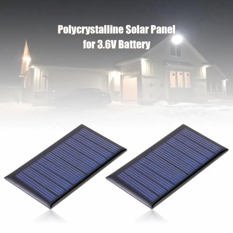 0,3 W 5V 60mA Панели солнечные поликристаллические солнечные батареи Панель для 3,6 V Батарея для малой мощности прибор 68*37*3 мм