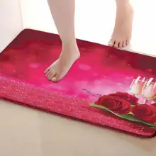 Роза Стиль открытый Коврики S, забавные Нескользящие Для ванной Коврики, двери Коврики S, дверь входная Коврики s