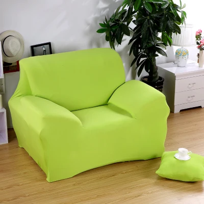 Зеленый цвет туго все включено чехол стрейч ткань эластичный чехол на диван один/два/три/Четырехместный диван крышка домашний декор - Цвет: green