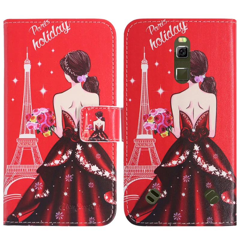 Модный защитный кожаный чехол TienJueShi бумажник для HOMTOM ZOJI Z8 5 дюймов|case for homtom|case