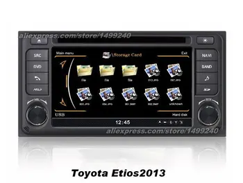 

For Toyota Etios 2012~2013 - Car GPS Navigation System + Radio TV DVD iPod BT 3G WIFI HD Screen Multimedia System