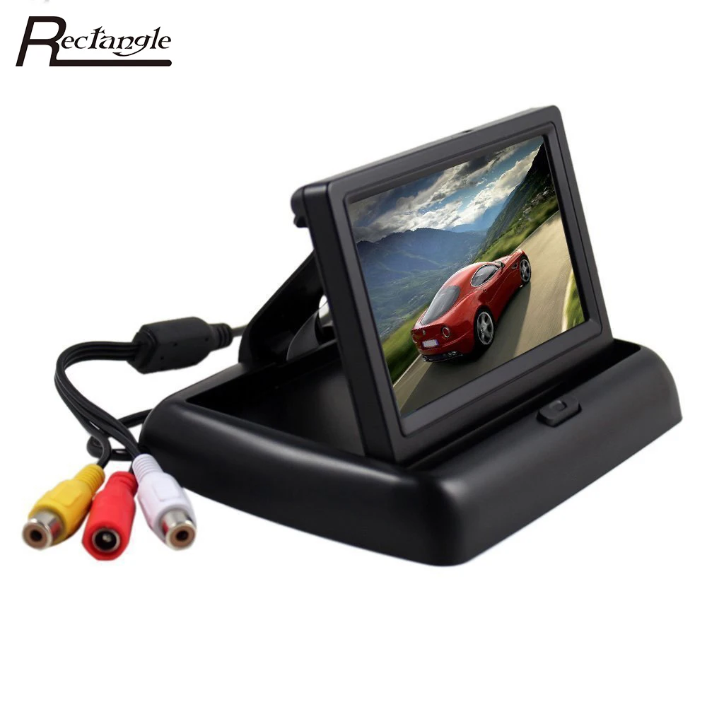 imágenes para 4.3 pulgadas Retrovisor Del Coche de HD Monitor de Reserva Digital LCD Pantalla TFT Para El Coche Camión Vehículo Plegable de Visión Trasera monitores imágenes para 4.3 pulgadas Retrovisor Del Coche de HD Monitor de Reserva Digital LCD Pantalla TFT Para El Coche Camión Vehículo Plegable de Visión Trasera monitores