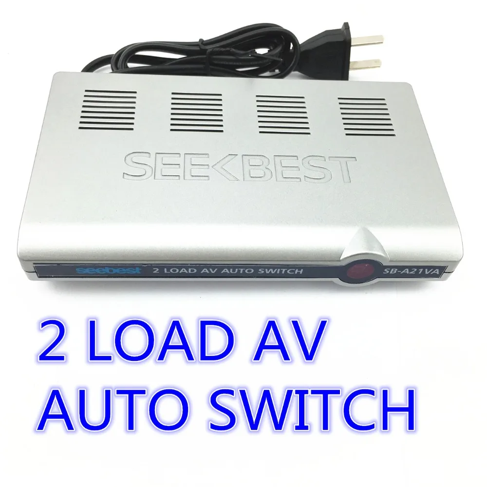Seebest SB A21VA 220 В Аудио Видео автоматический переключатель AV Переключатель 2