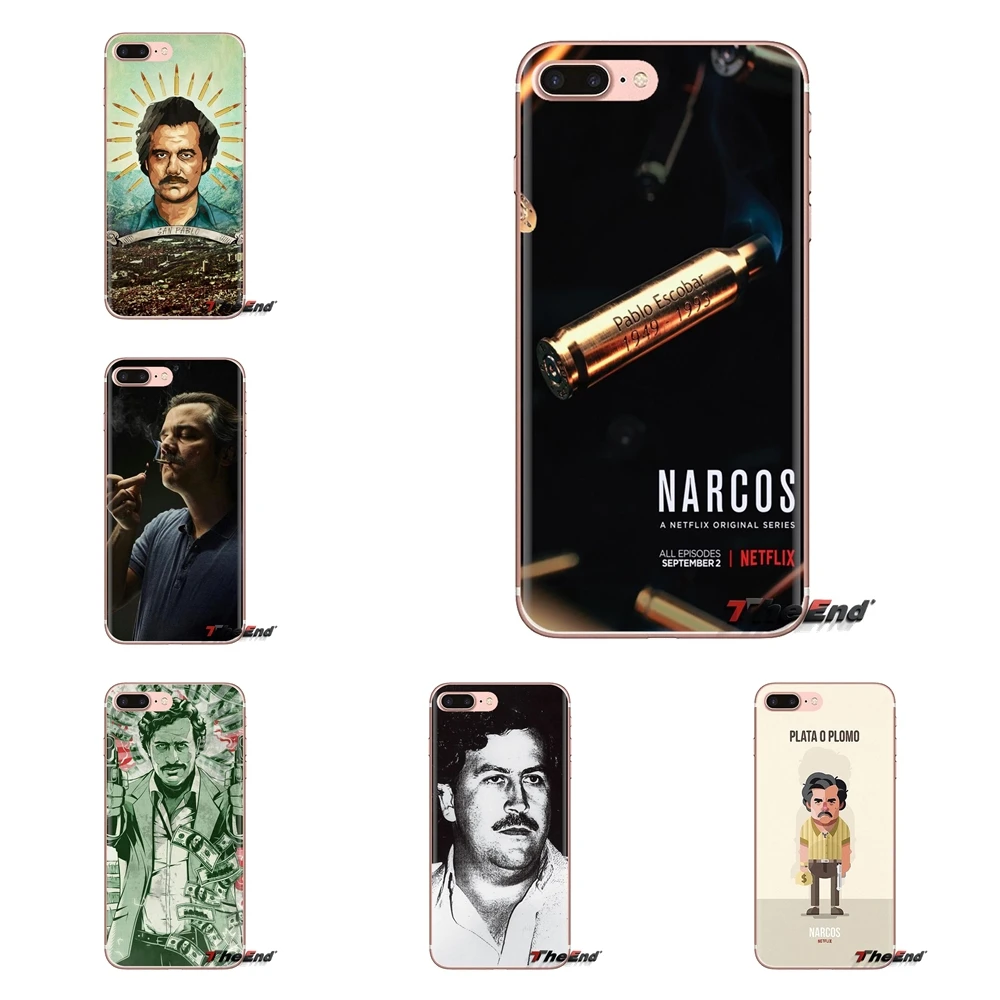 For Xiaomi Mi3 Samsung A10 A30 A40 A50 A60 A70 Galaxy S2 Note 2 Grand Core Prime Soft Transparent Shell Covers Pablo Escobar |