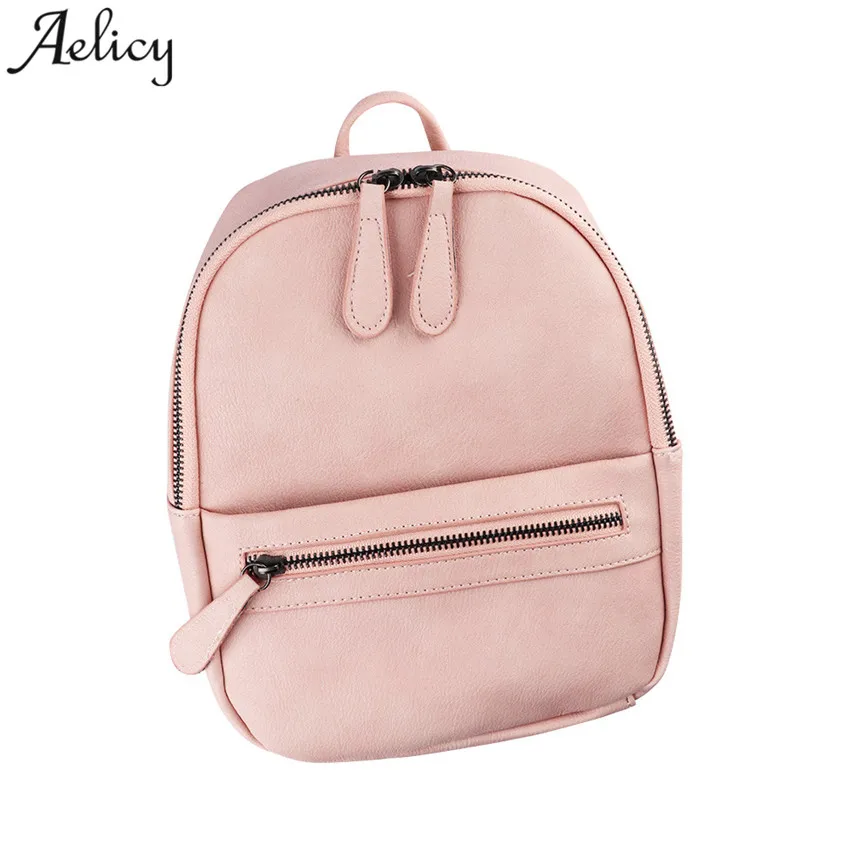 

Aelicy Small Backapck Women Cute Schoolbags For Teenagers PU Leather Soft Shoulder Bag For Girls New Fashion Backpack S23