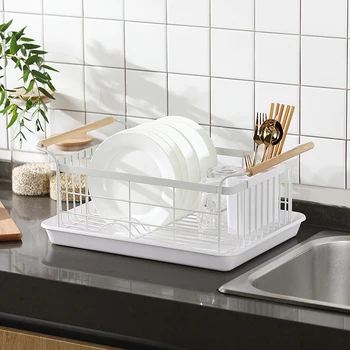 

Lechef Kitchen Drainage Basket Multifunctional Bowl And Dish Rack Nordic Tieyi Drainage Rack Receives Leaking Baskets From Shelv