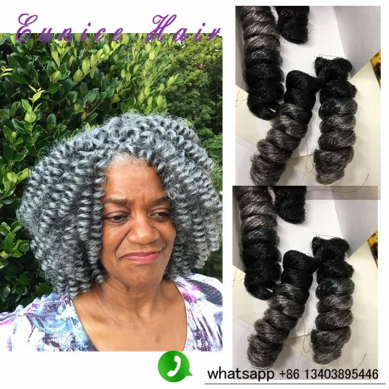 Crochet hair extension synthetic curls curlkanekalon braiding hair  (6)