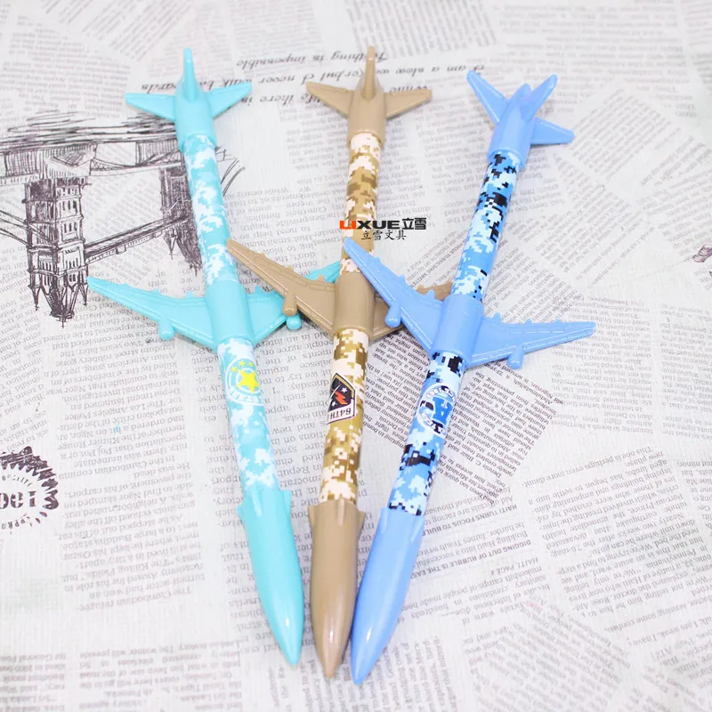 Creative Personality Korean Stationery Pen Airplane Smooth Writing Gel