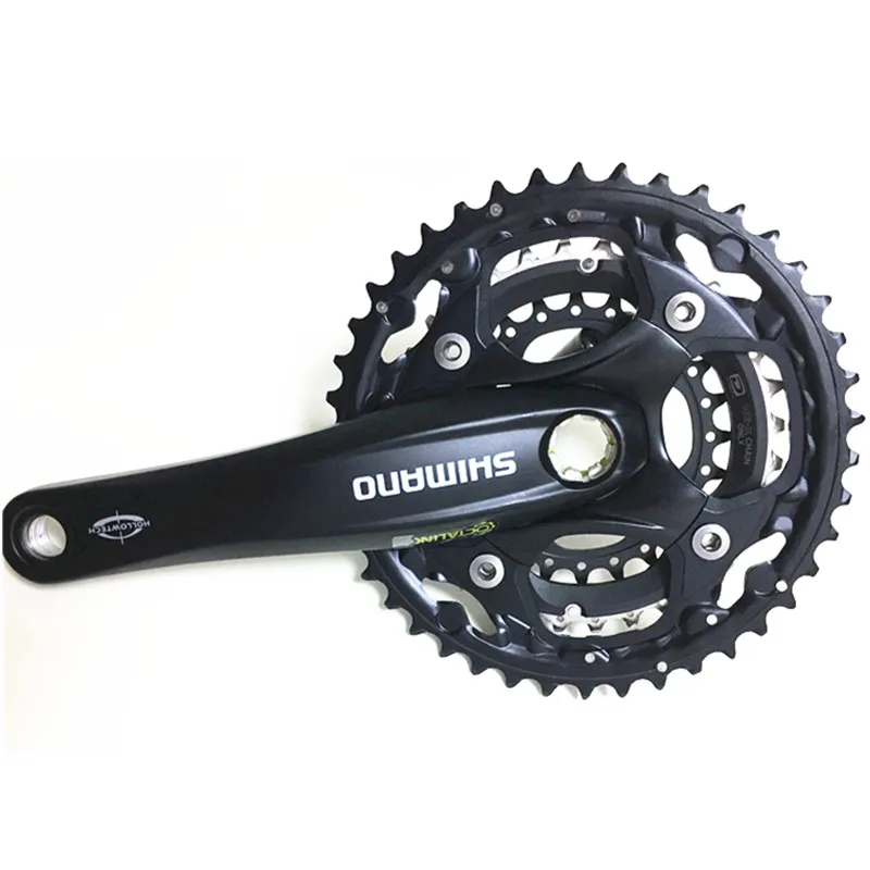 Абсолютно новая Оригинальная не используемая Подлинная Звездочка SHIMANO M522 для горного велосипеда, 10/30 скорость, сплайн, полый Кривошип, зубная пластина 42 зуба