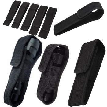 

5Pcs LED Flashlight Cover Torch Case Pouch Accessory Portable 12x3.5cm
