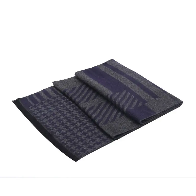 Brand Business Scarf For Men Winter font b Tartan b font Cashmere Scarves Street Fashion Design