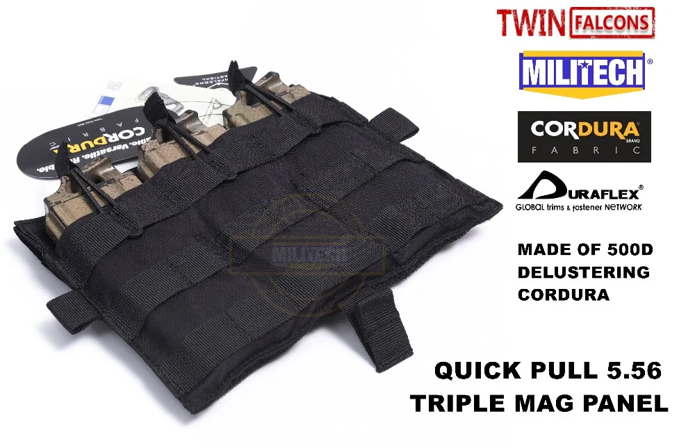 QUICK PULL 5.56 TRIPLE MAG PANEL BK-4