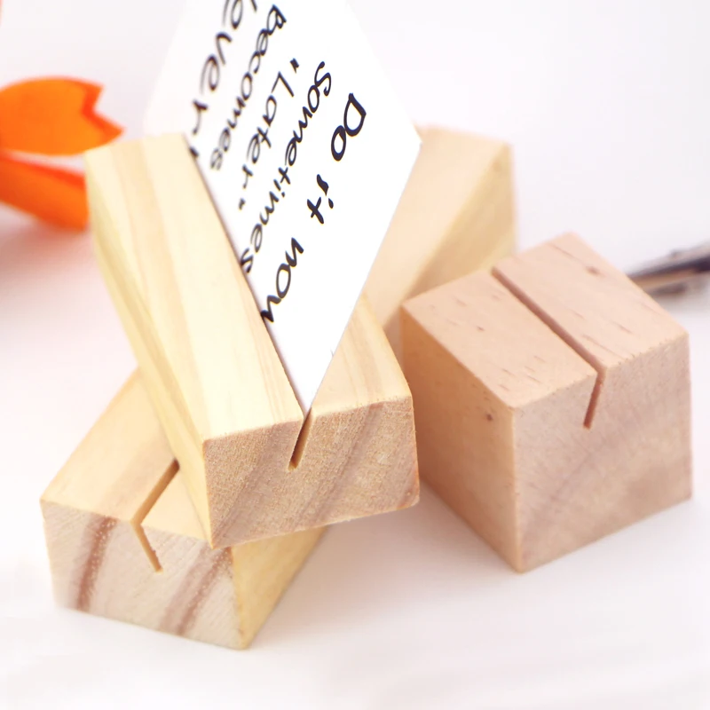 

5pcs INS Nordic Style Wooden Clip Holder Message Memo Clips Photo Holder Display Stand Desktop Decor Baby Shower Party Supplies