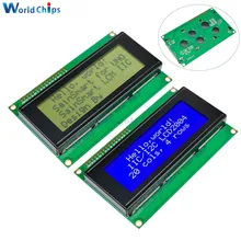 Умная электроника ЖК-модуль ЖК-монитор 2004 2004 20*4 20X4 3,3 V/5V символ синий/желтый и зеленый подсветка экрана