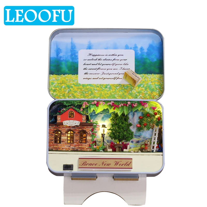 LEOOFU красивый подарок на день рождения торт дневник diy кукла металлический