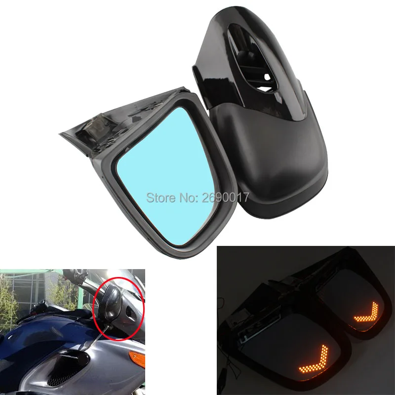 Alpha Rider ABS plastic Left and Right Rear View Side Mirror For BMW K1200 K1200LT K1200M 1999-2008