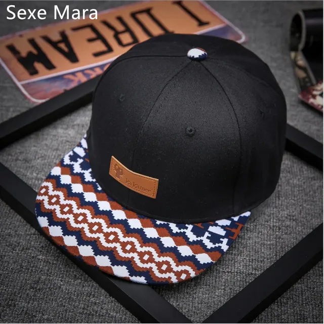 Vintage Snapback Hats >> Kamee Striped Ethnic Style Vintage Denim Blue Baseball Caps High Vintage Snapback Hats >> Kamee Striped Ethnic Style Vintage Denim Blue Baseball Caps High