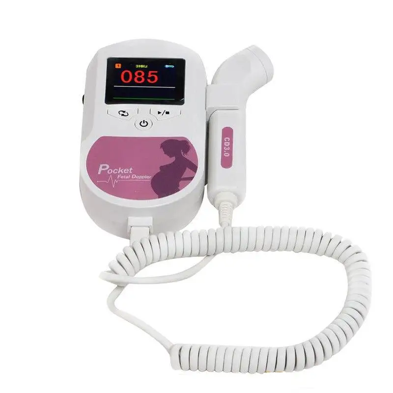 

Color Pocket Fetal doppler,Prenatal heart Baby sound Monitor,3Mhz Sonoline C+GeL