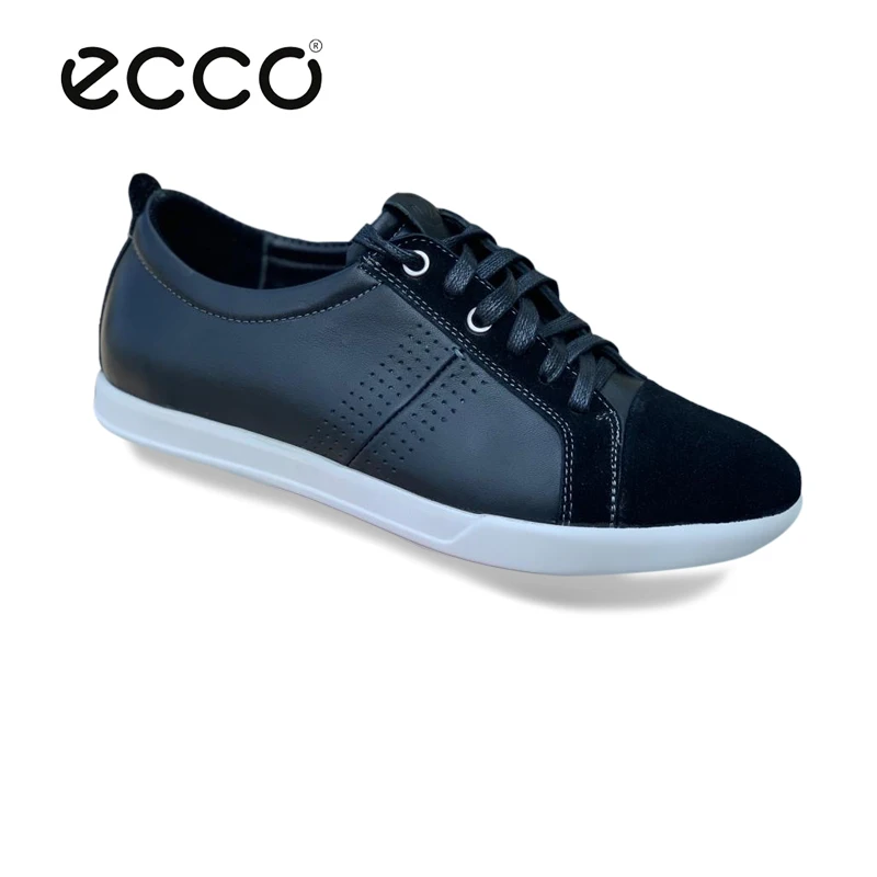 

Ecco 2019 Casual Luxury Brand High Quality Men Fashion Genuine Leather Shoes Slip On Mens Breathable Moccasins Shoes Sneakers