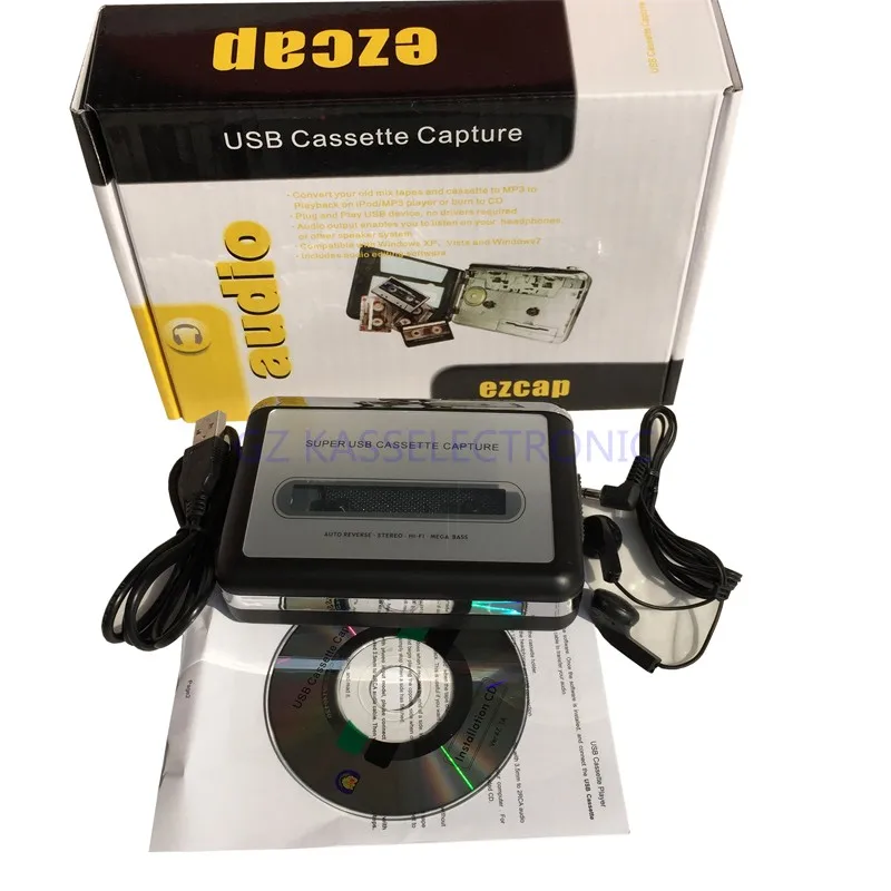 Através de pc para Windows Gravador de Cassetes Novo Jogador Cassete Mac Usb Frete Grátis 2020 Mp3 - Imagem 3